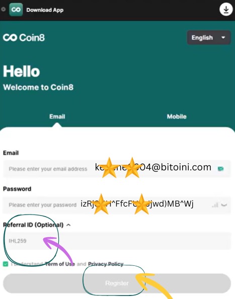 Coin8 Invitation Code “IHL259” – Get 15% Off on Crypto Trading Fees